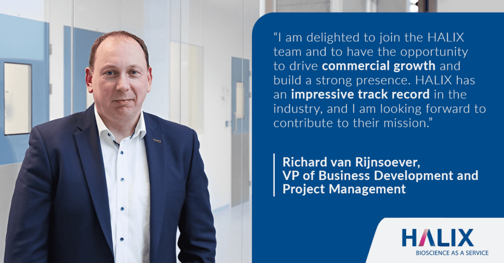 Richard van Rijnsoemer, HALIX, CDMO, Business Development